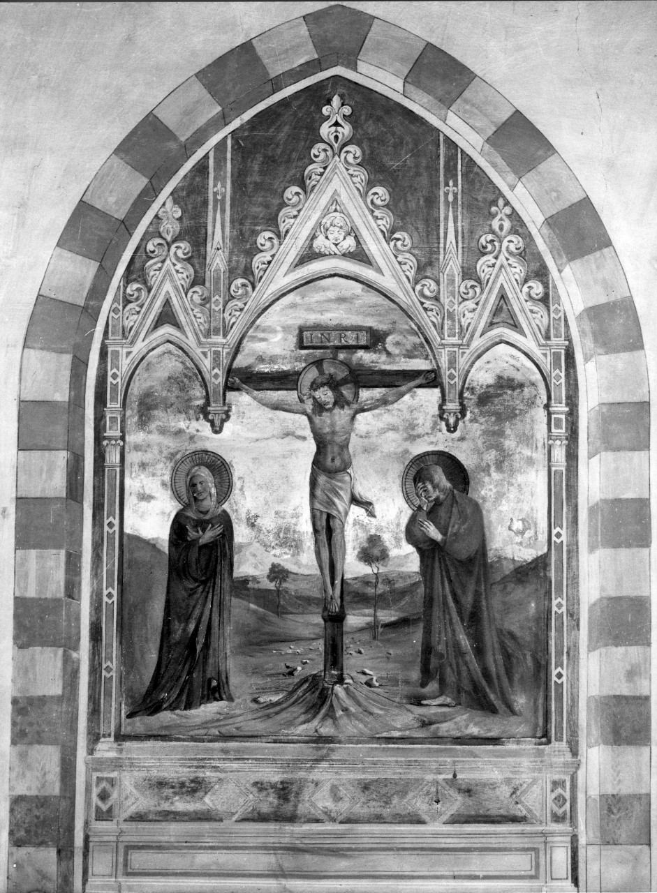 crocifissione (dipinto) di Santelli Giuseppe (sec. XX)