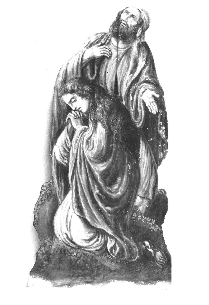 Santa Maria Maddalena e San Giuseppe d'Arimatea (dipinto, pendant) di Ademollo Luigi (sec. XIX)