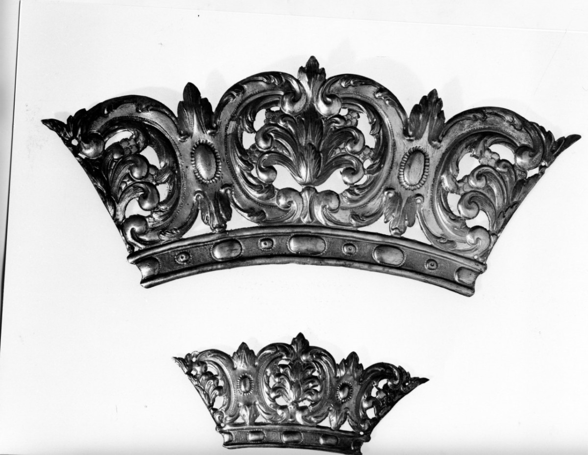 corona da statua - bottega toscana (fine/ inizio secc. XVIII/ XIX)
