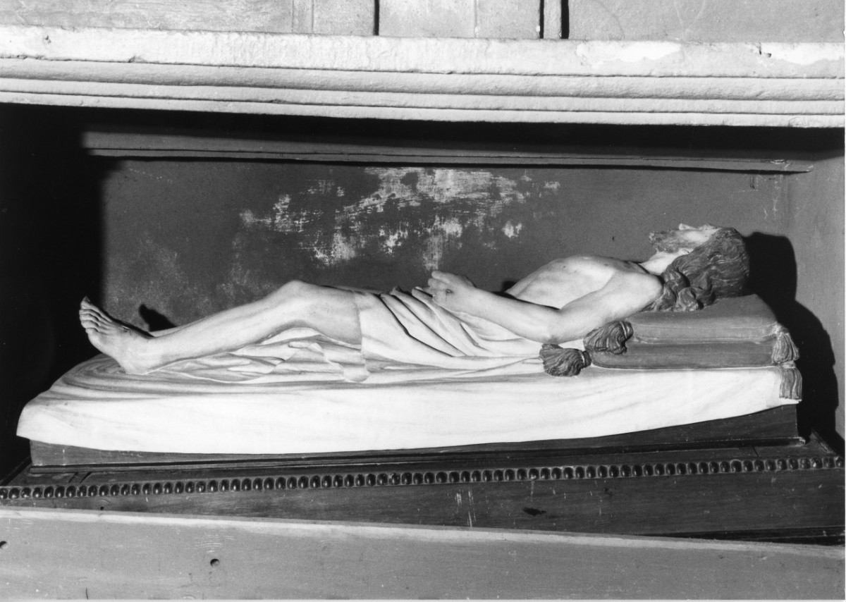 Cristo morto (scultura) - manifattura toscana (fine/ inizio secc. XIX/ XX)