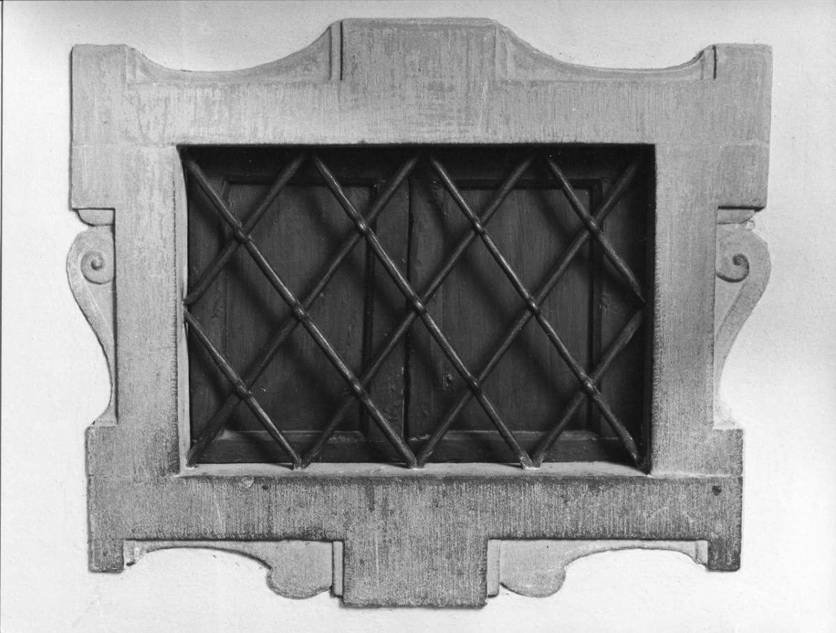 mostra di finestra, serie - bottega toscana (sec. XVIII)