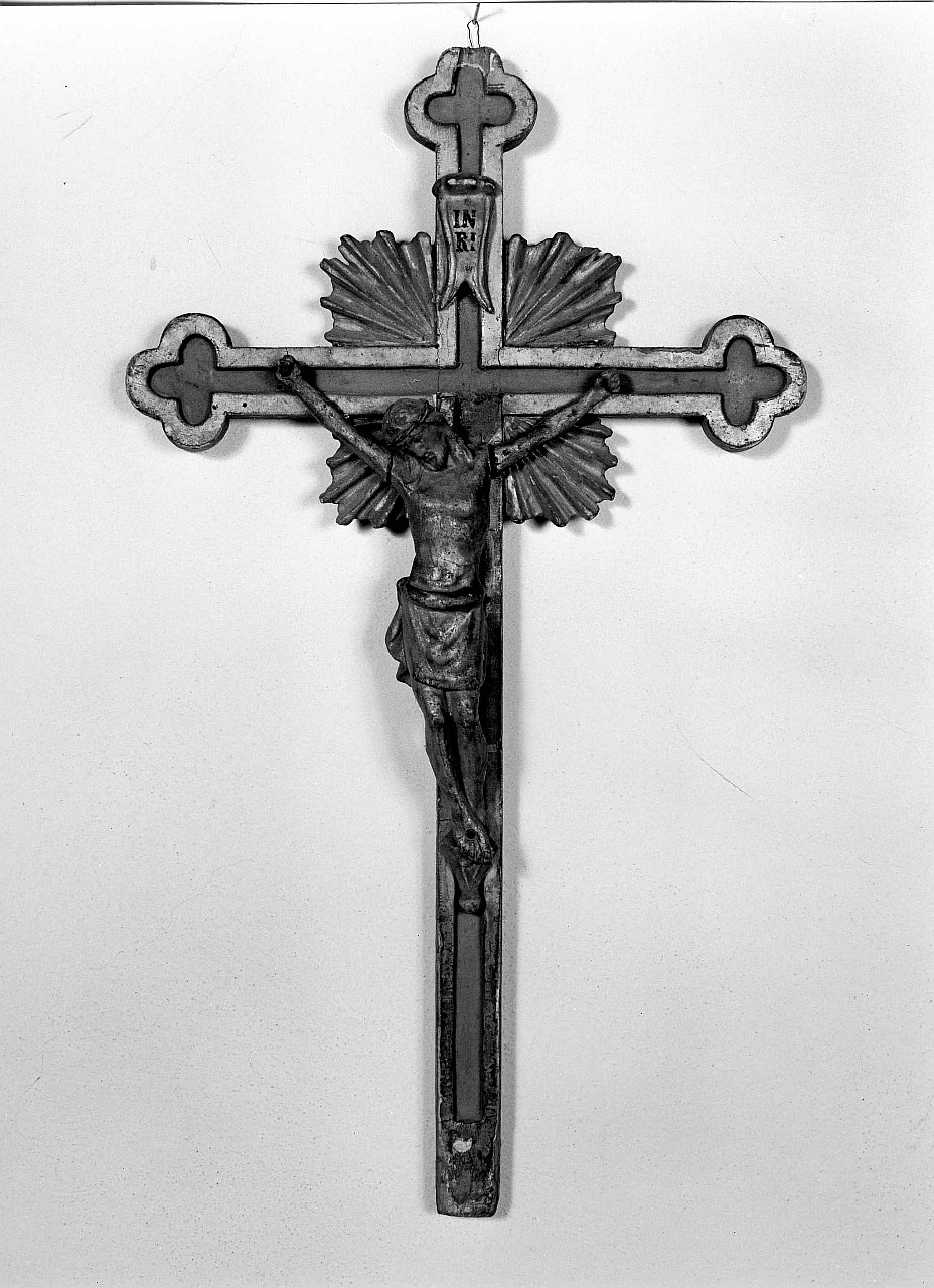 Cristo crocifisso dolente (croce d'altare) - bottega toscana (sec. XIX)