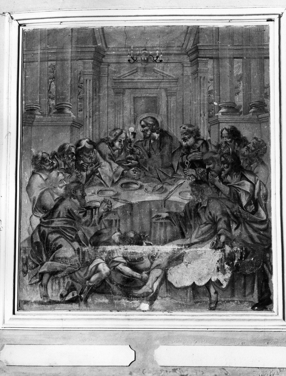 istituzione dell'Eucaristia (dipinto) - ambito toscano (sec. XVIII)