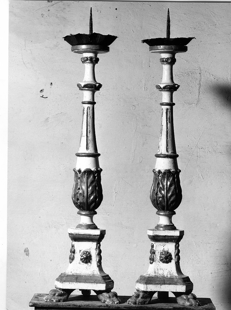 candeliere, serie - artigianato toscano (sec. XIX)