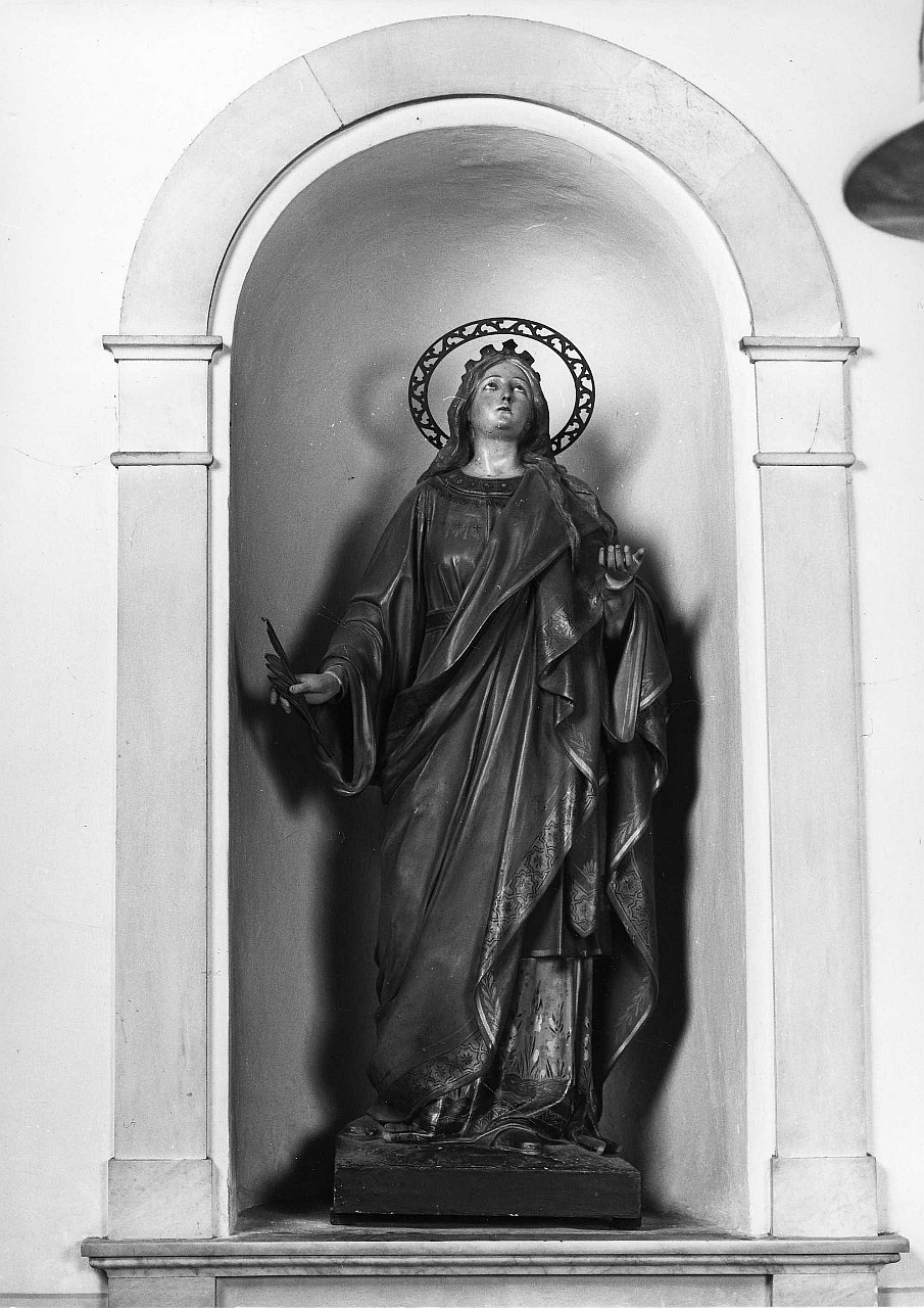 Santa Lucia (statua) di Guacci Luigi (sec. XX)