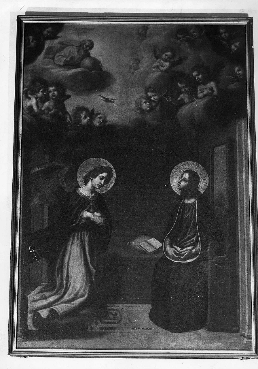 Annunciazione (dipinto) di Curradi Francesco (maniera) (sec. XVII)