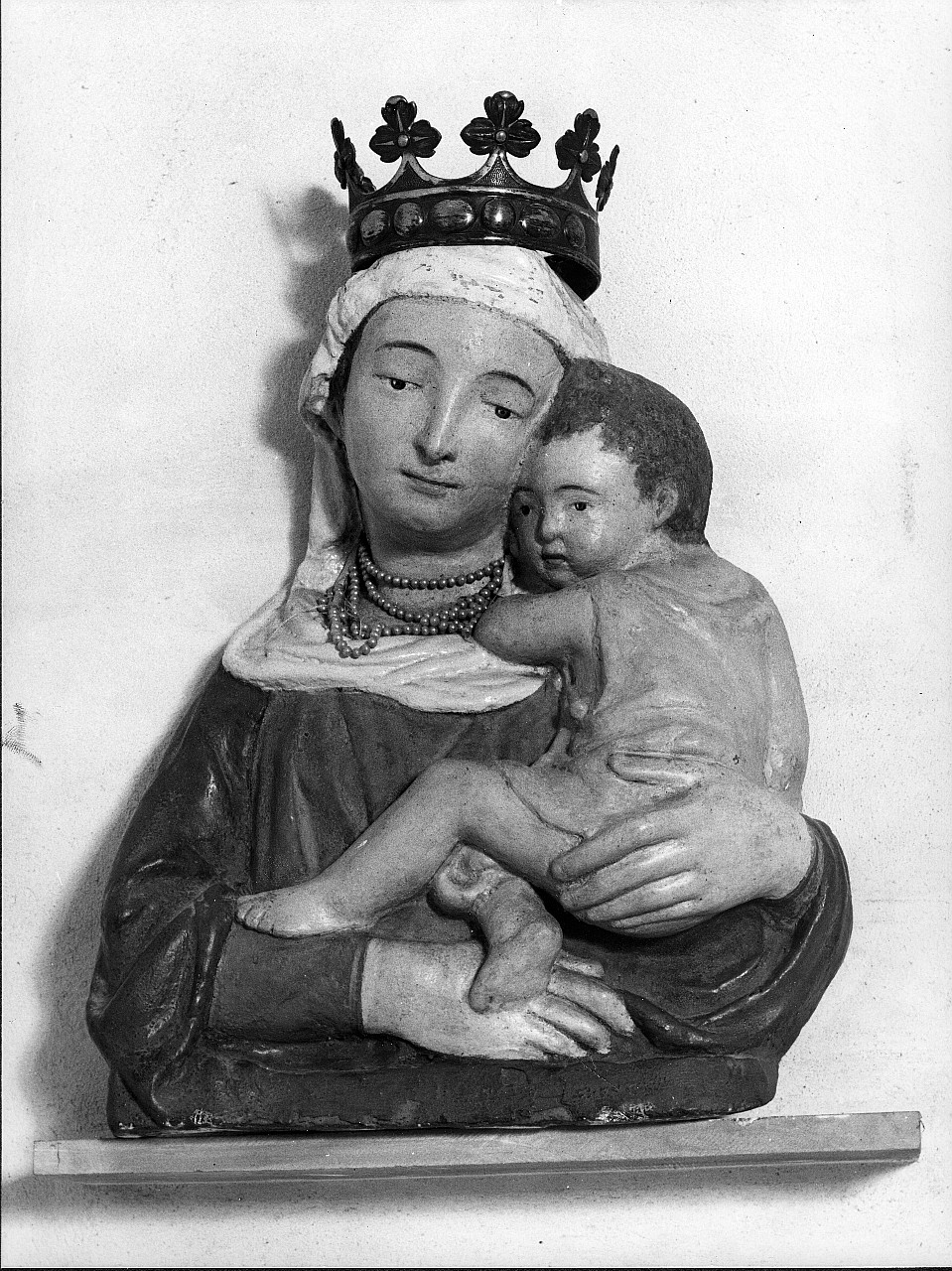 Madonna con Bambino (rilievo) - ambito toscano (sec. XVI)