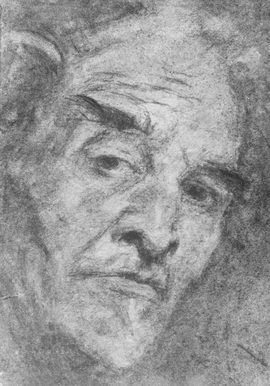 Autoritratto, autoritratto di Enrico Sacchetti (disegno) di Sacchetti Enrico (sec. XX)