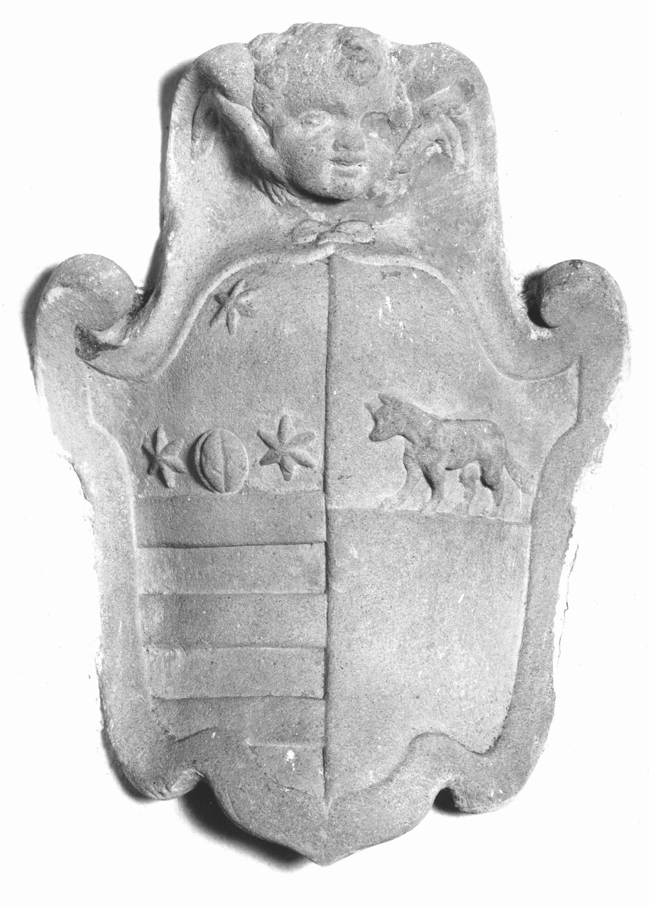 stemma gentilizio (rilievo) - manifattura toscana (prima metà sec. XVII)