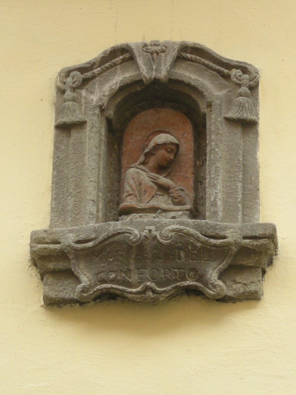 Madonna (rilievo) - manifattura montelupese (fine/ inizio secc. XIX/ XX)