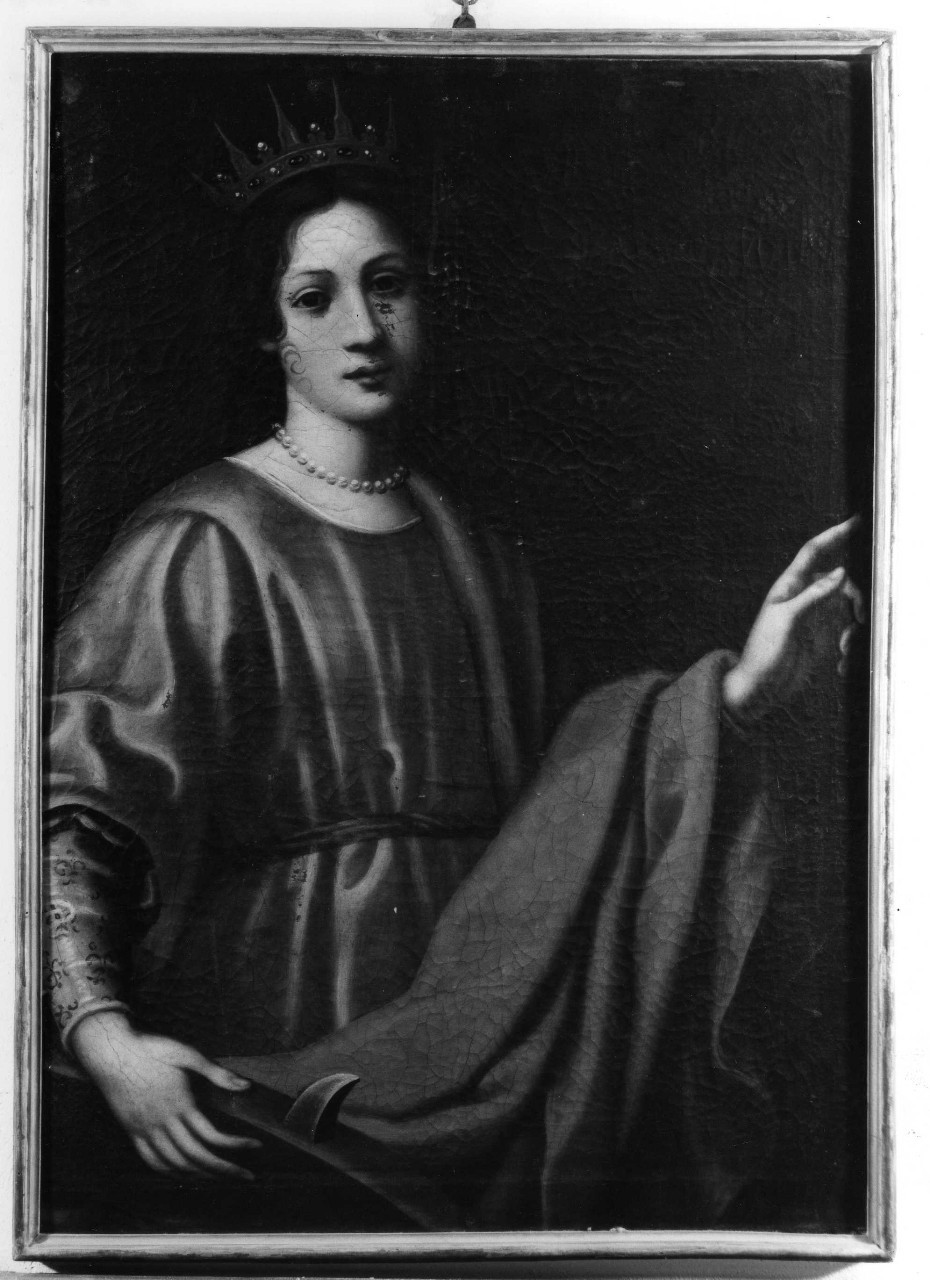 Santa Caterina d'Alessandria (dipinto) di Rosselli Matteo (cerchia) (prima metà sec. XVII)