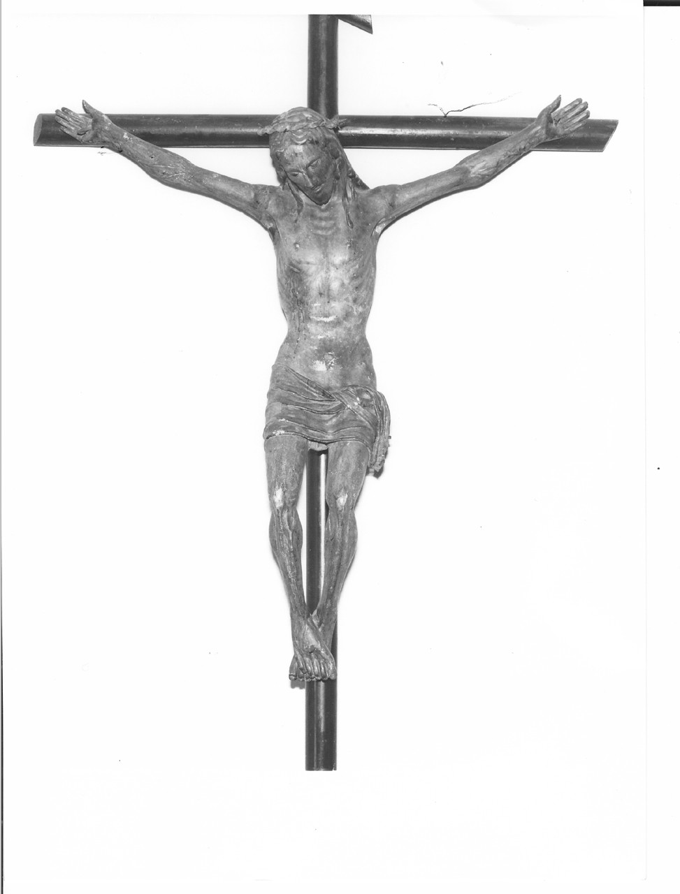 Cristo crocifisso (scultura) - bottega toscana (prima metà sec. XVI)