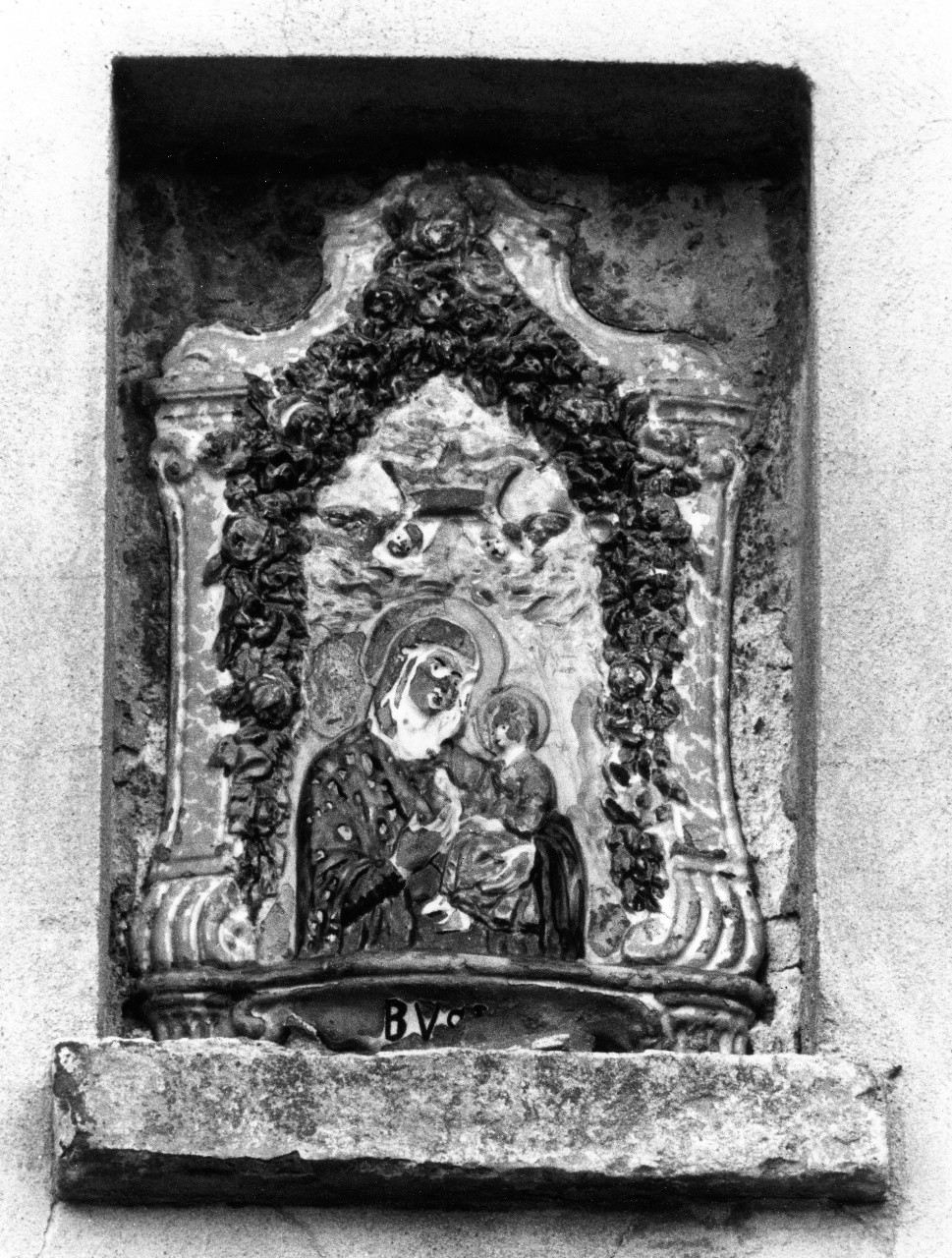 Madonna con Bambino (rilievo) - bottega tosco-emiliana (fine sec. XVIII)