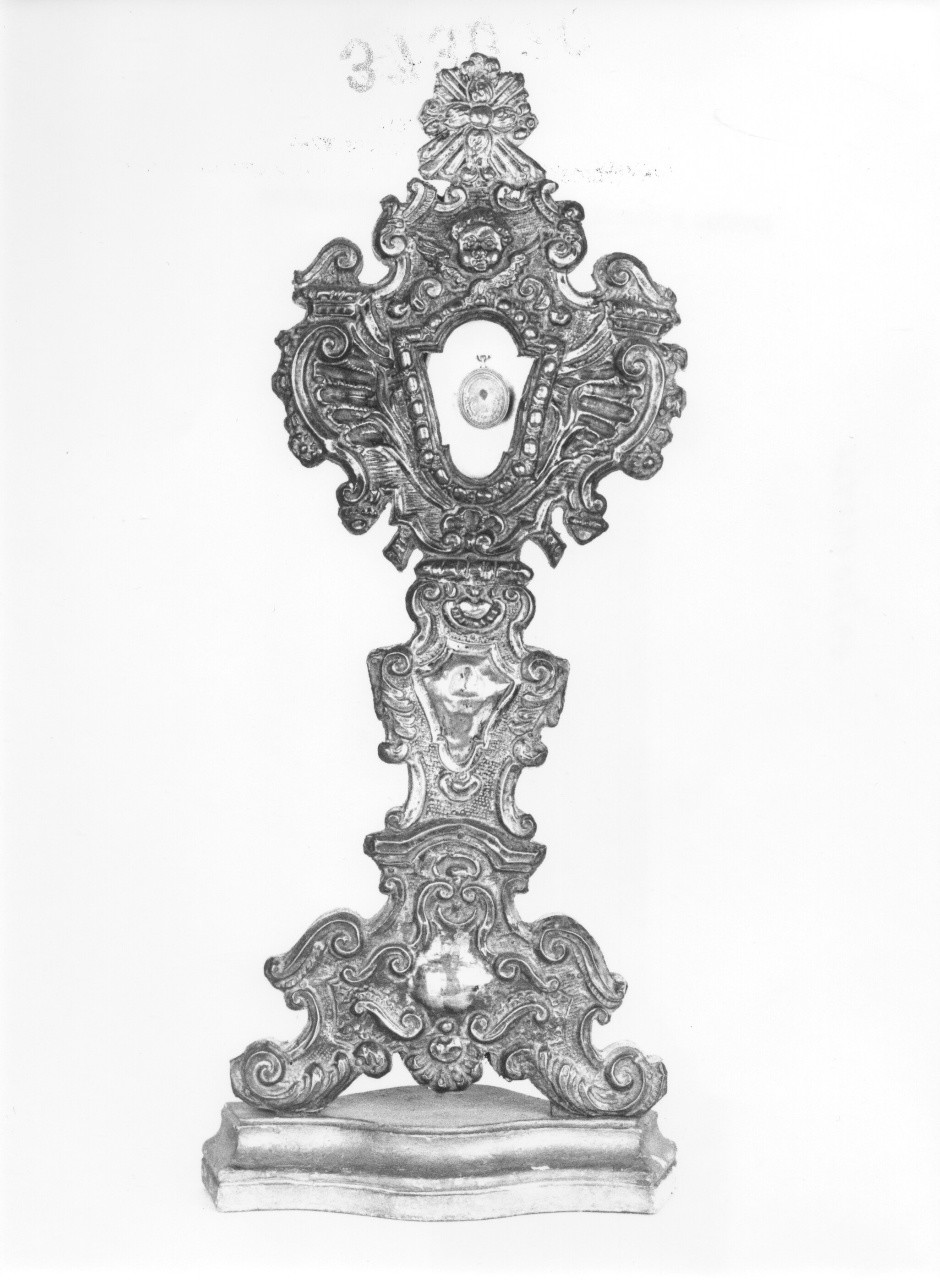 reliquiario - a ostensorio, serie - artigianato toscano (metà sec. XVIII)