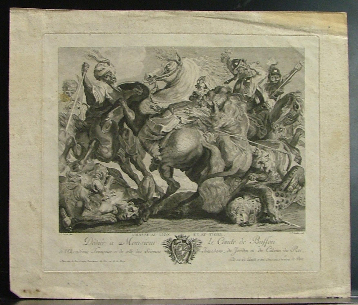 battaglia (stampa) di Le Tellier Charles FranÃ§ois (sec. XVIII)
