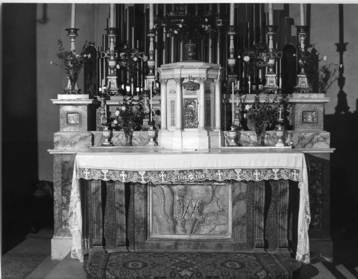 altare maggiore - manifattura toscana (metà sec. XIX)