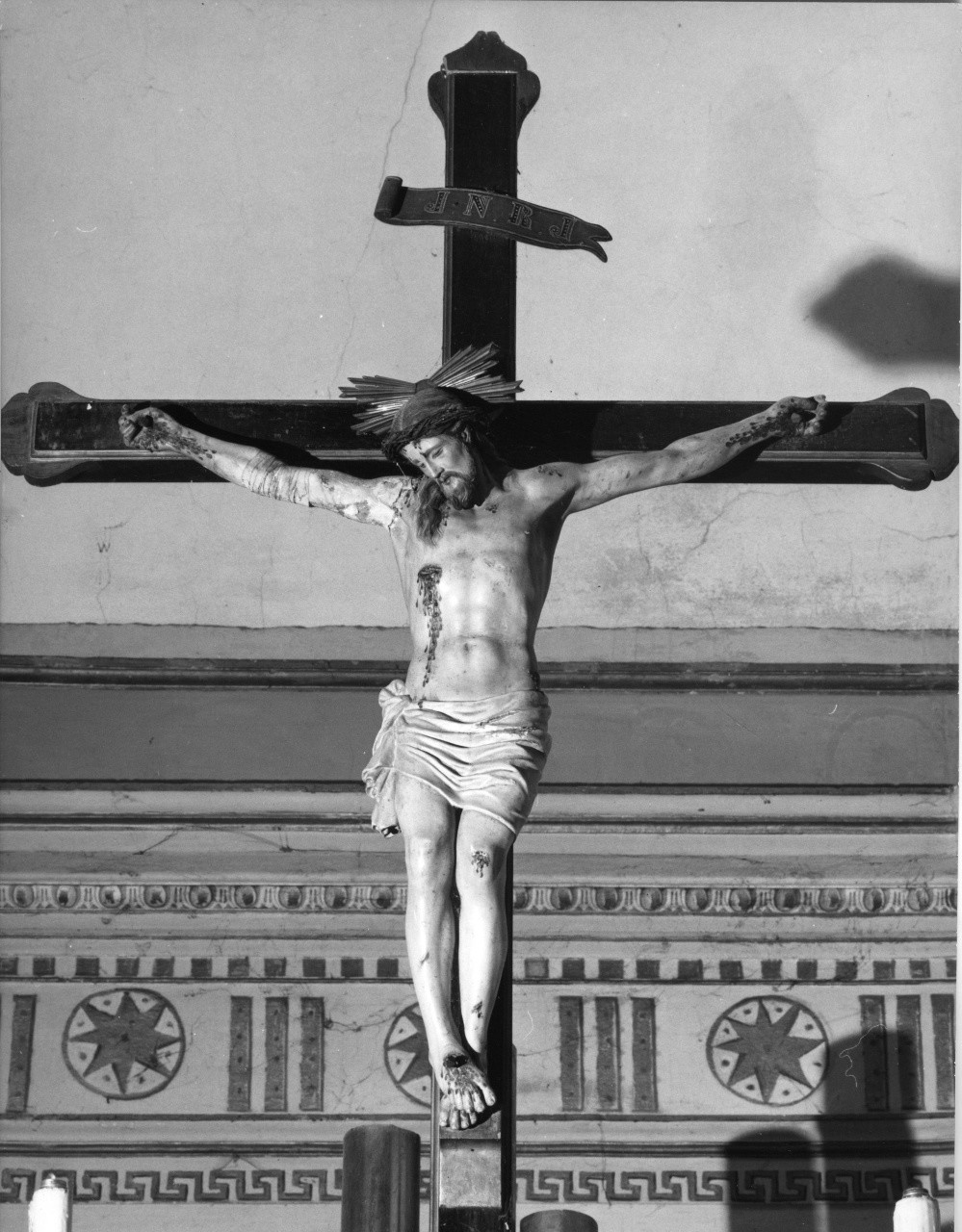 Cristo crocifisso (croce d'altare) - manifattura toscana (sec. XIX)