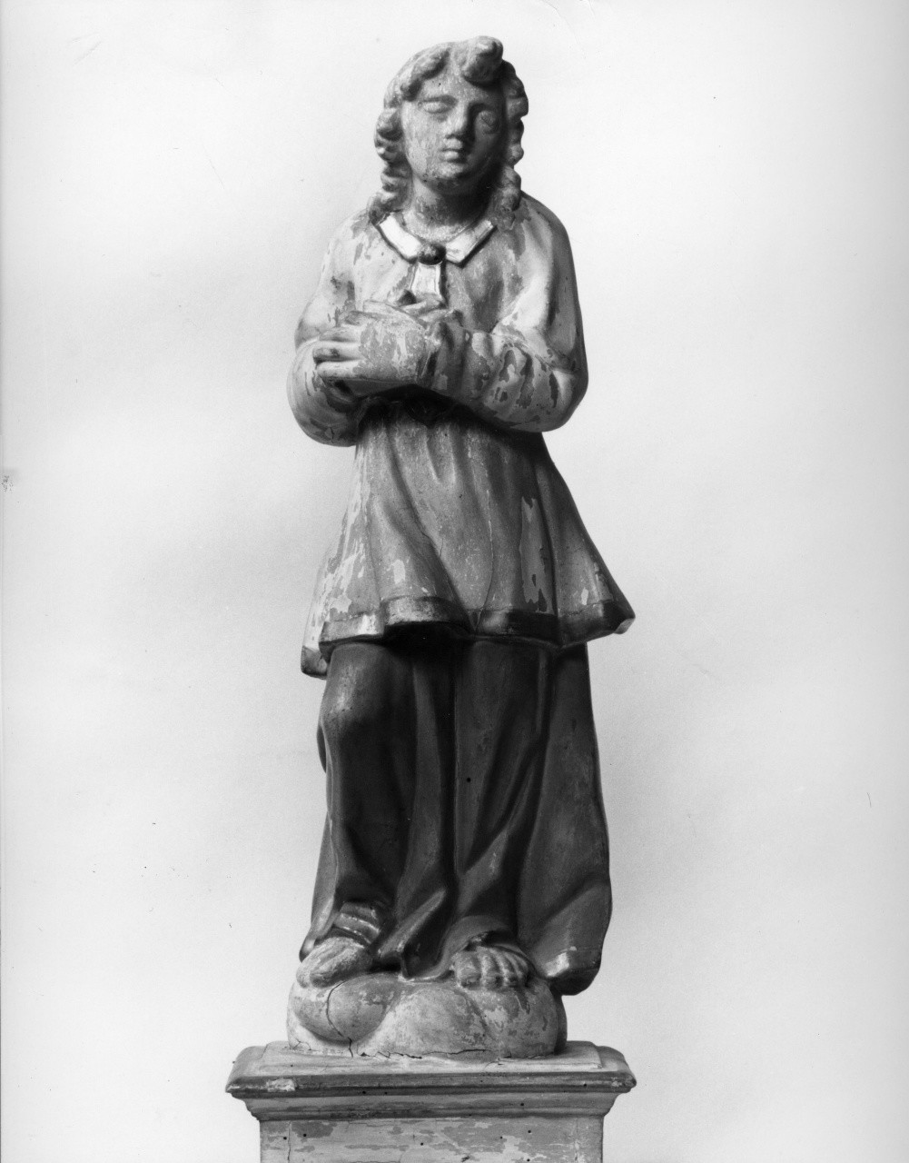 angelo (scultura, serie) - manifattura toscana (sec. XVII)