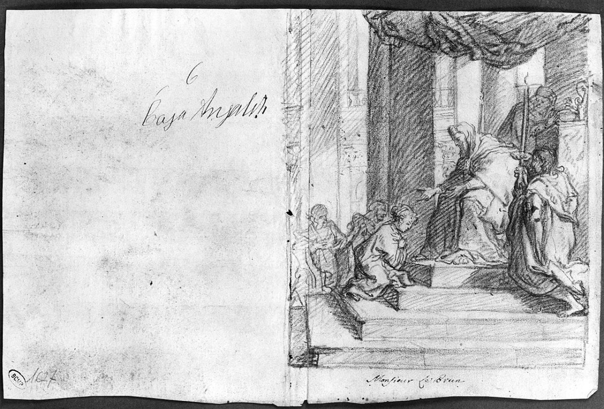 presentazione di Maria Vergine al tempio (disegno) di Ansaldi Innocenzo (sec. XVIII)