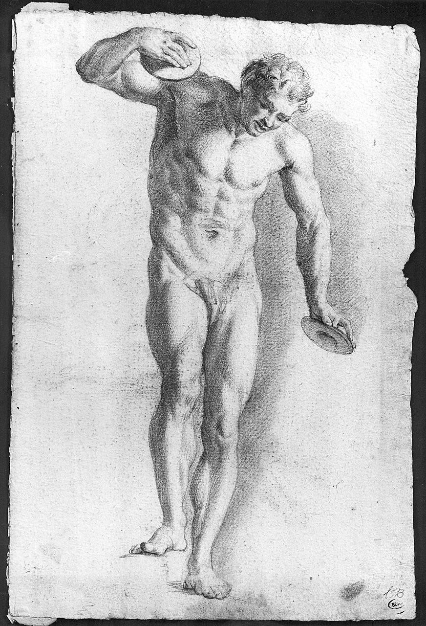 fauno con cembali (disegno) di Ansaldi Innocenzo (sec. XVIII)