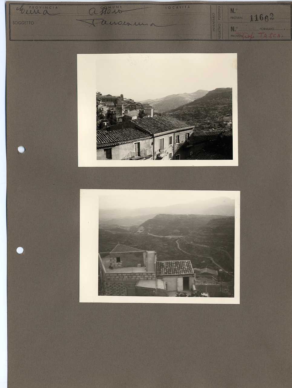 Sicilia - Enna <provincia> - Vedute - Assoro (positivo, elemento-parte componente, scheda di supporto) di Anonimo <1951 - 2000> (terzo quarto XX)