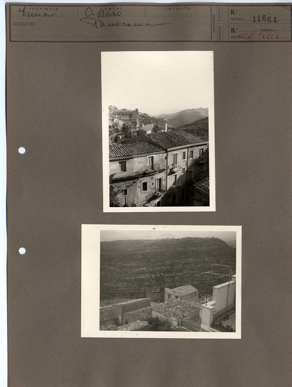 Sicilia - Enna <provincia> - Vedute - Assoro (positivo, elemento-parte componente, scheda di supporto) di Anonimo <1951 - 2000> (terzo quarto XX)