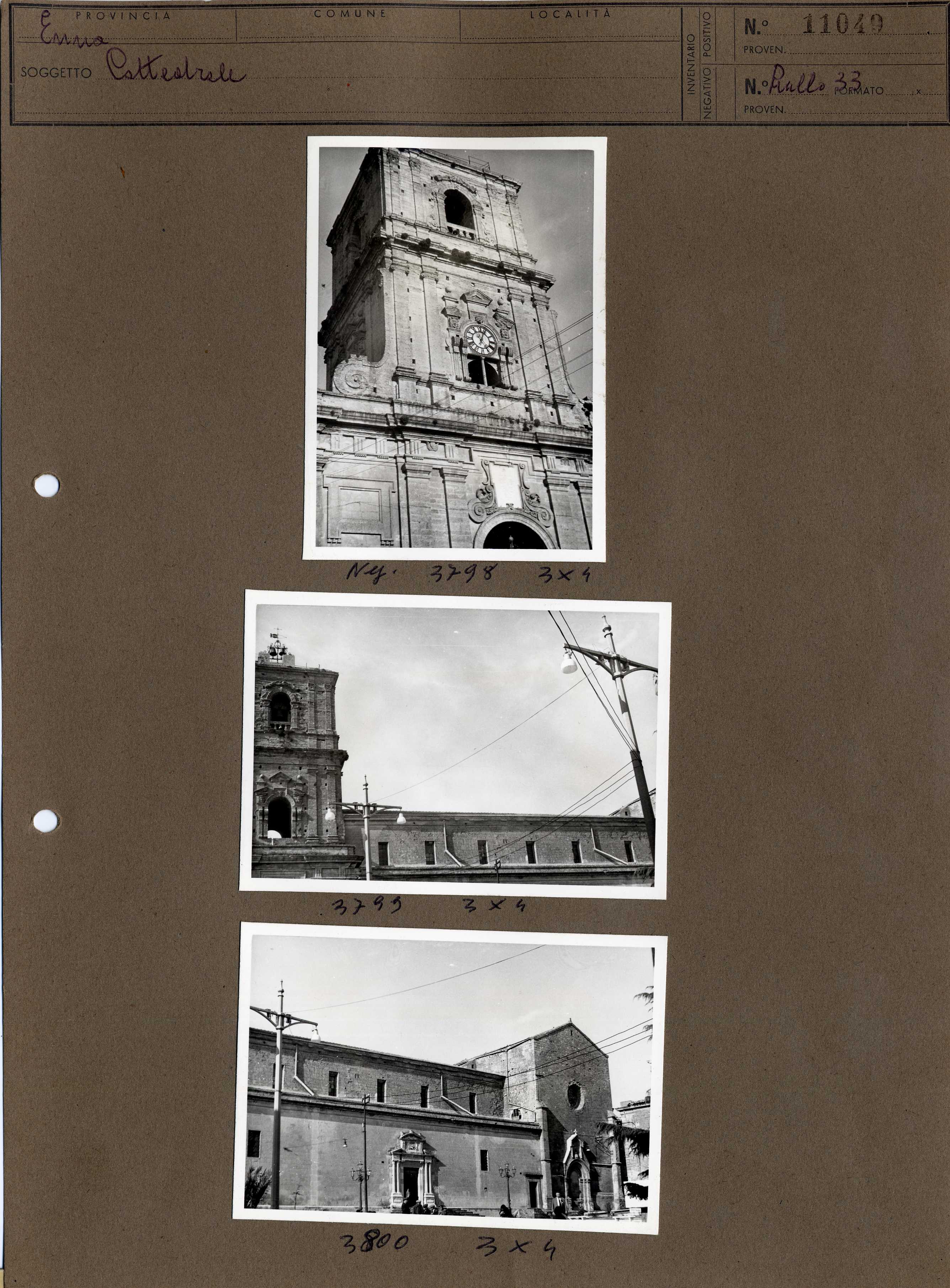 Sicilia - Enna – Architettura religiosa - Duomo (positivo, elemento-parte componente, scheda di supporto) di Anonimo <1951 - 2000> (terzo quarto XX)
