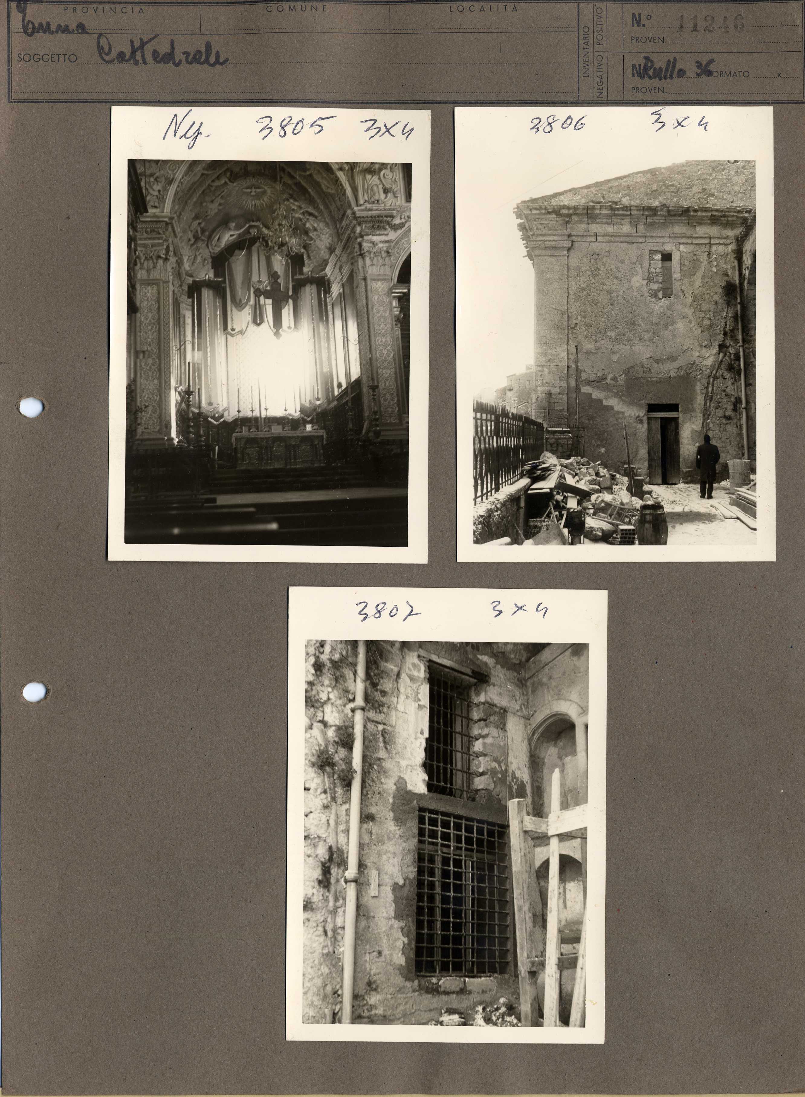 Sicilia - Enna – Architettura religiosa - Duomo (positivo, elemento-parte componente, scheda di supporto) di Anonimo <1951 - 2000> (terzo quarto XX)