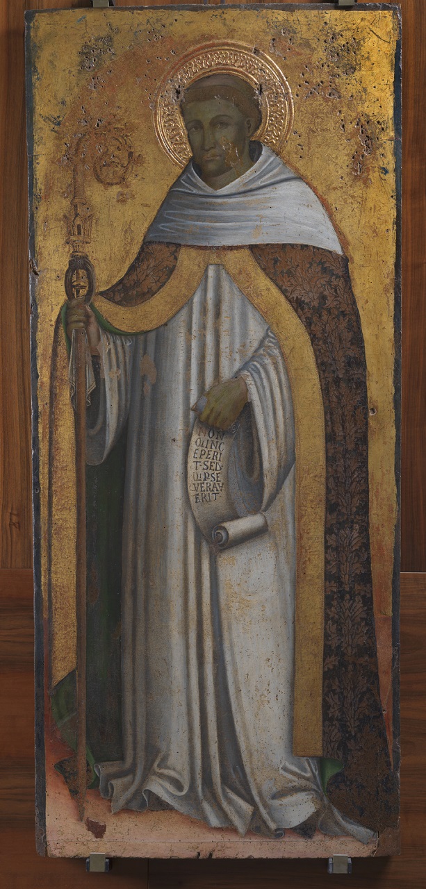 San Bernardo da Chiaravalle (dipinto - su tavola, opera isolata) di Pilli Domenico (attribuito) (ultimo quarto XV)