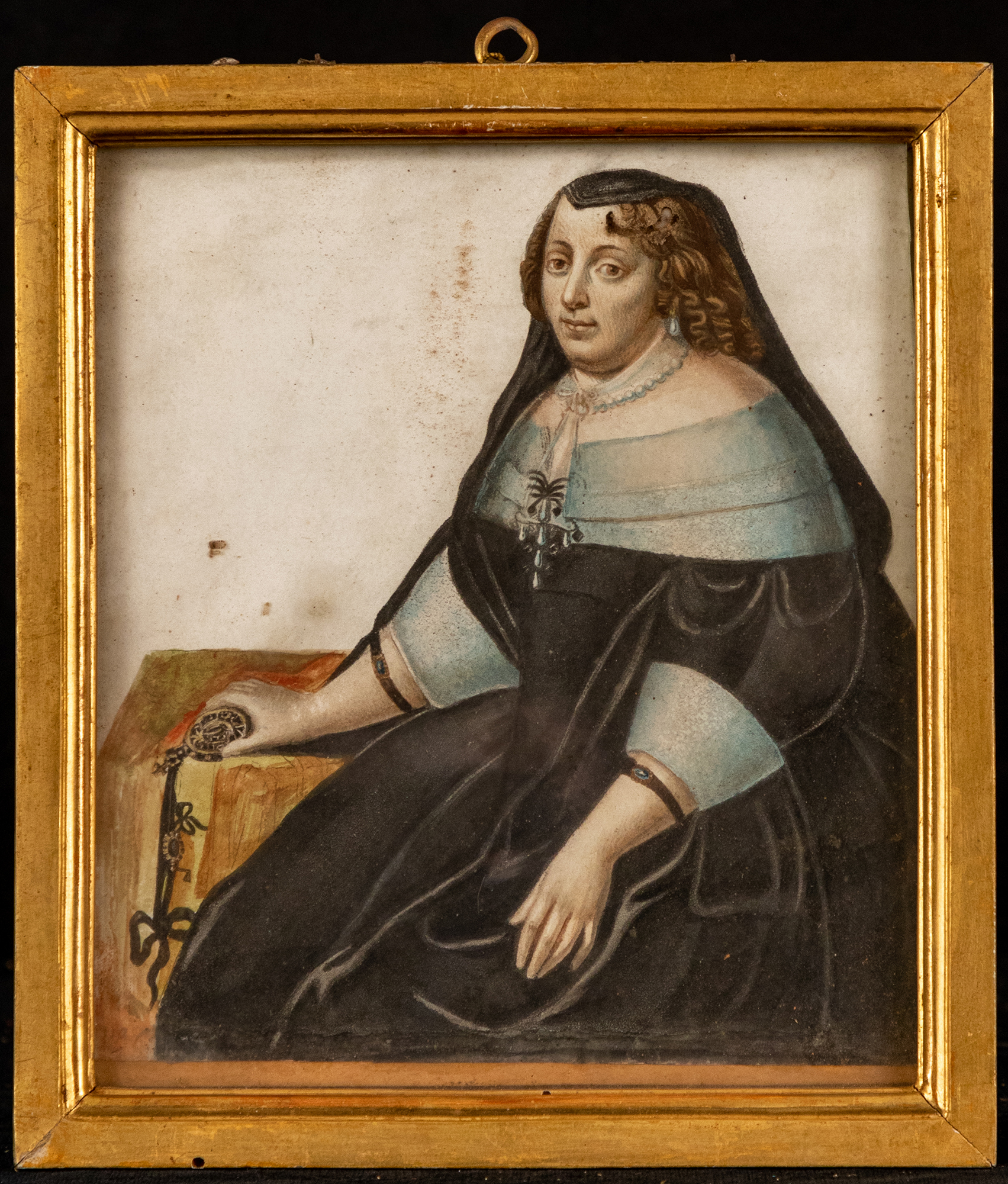 ritratto di Maria Giovanna Battista di Savoia-Nemours (dipinto, opera isolata) - ambito piemontese (prima metà XIX)
