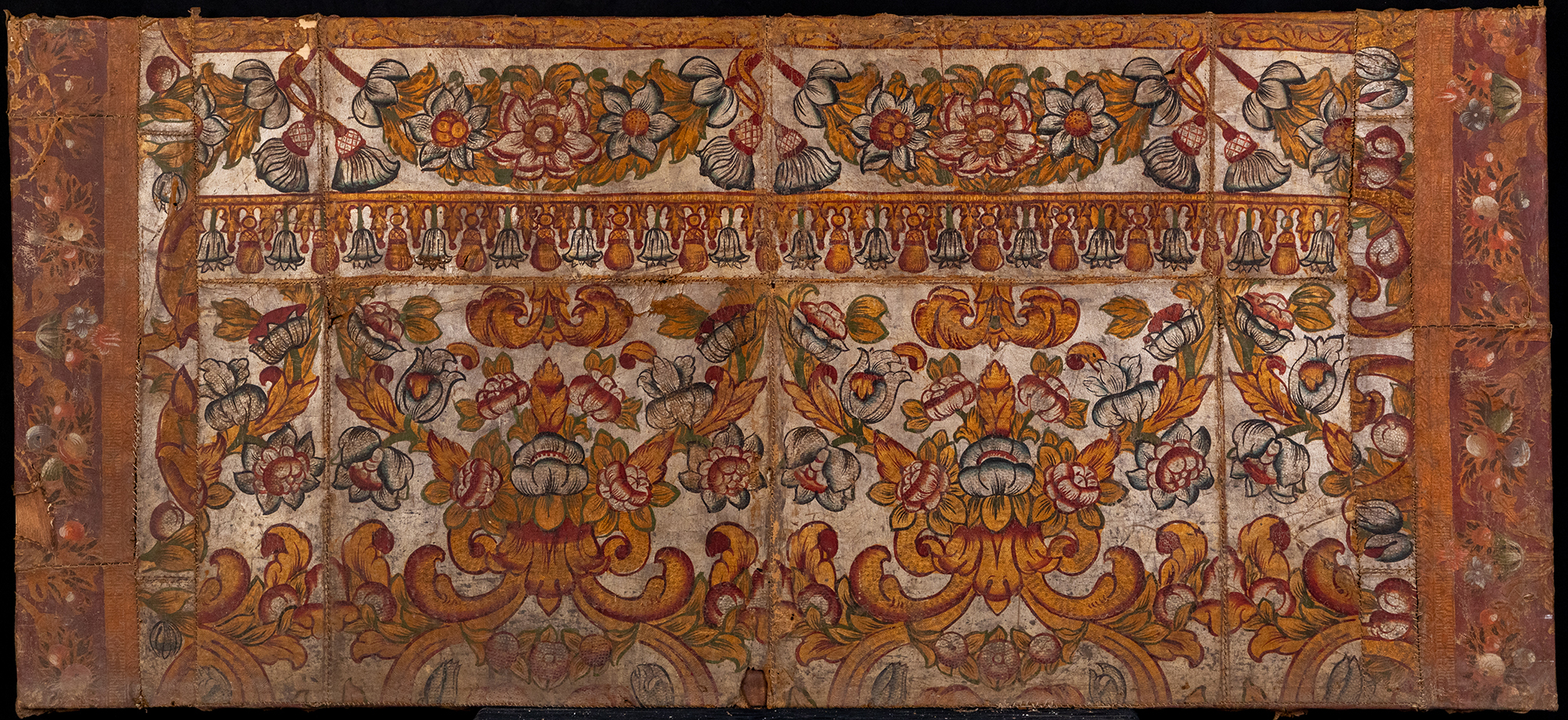 motivi decorativi floreali (paliotto, opera isolata) - manifattura italiana (seconda metà XVII)