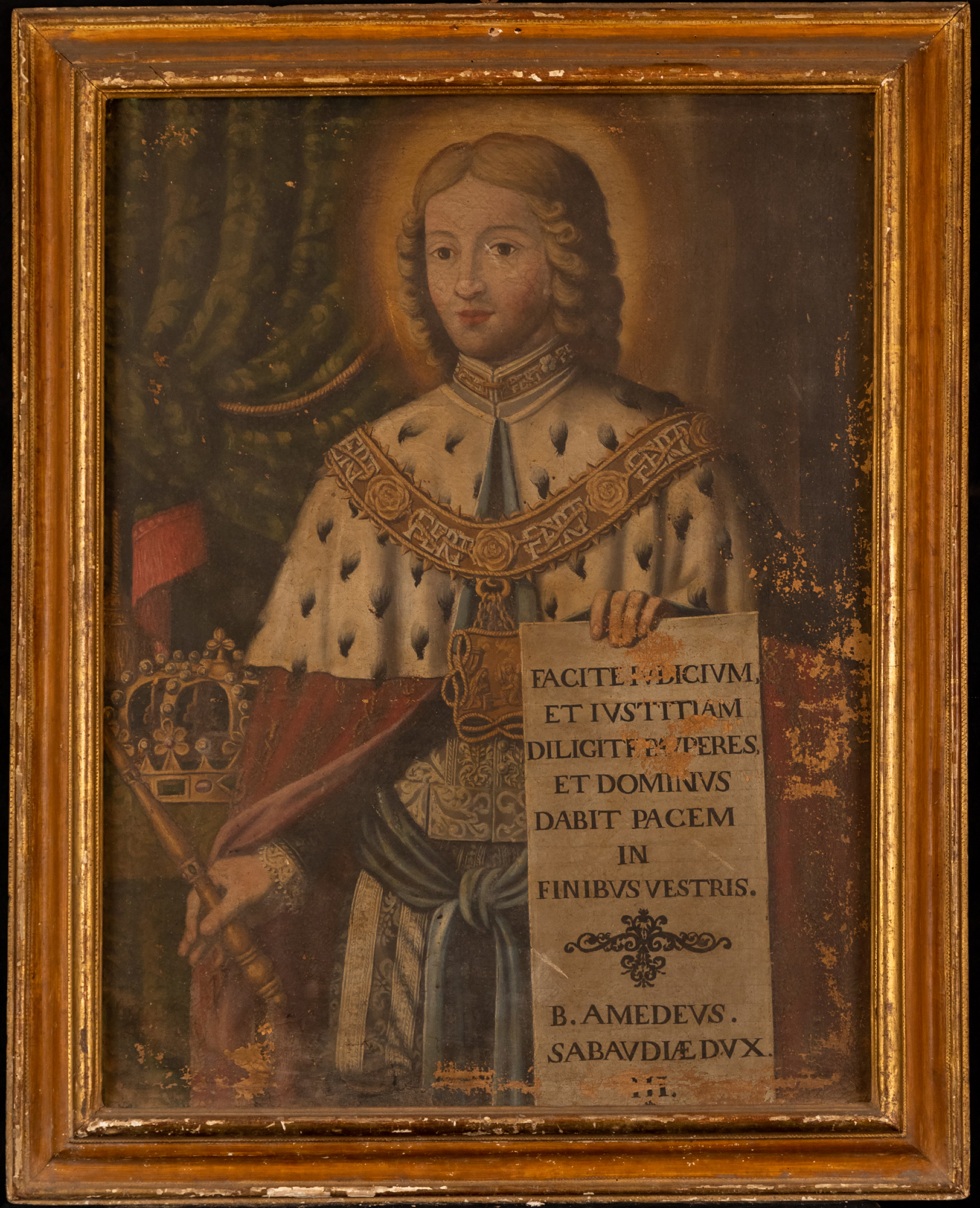 ritratto del Beato Amedeo IX di Savoia (dipinto, opera isolata) - ambito emiliano (prima metà sec. XIX)