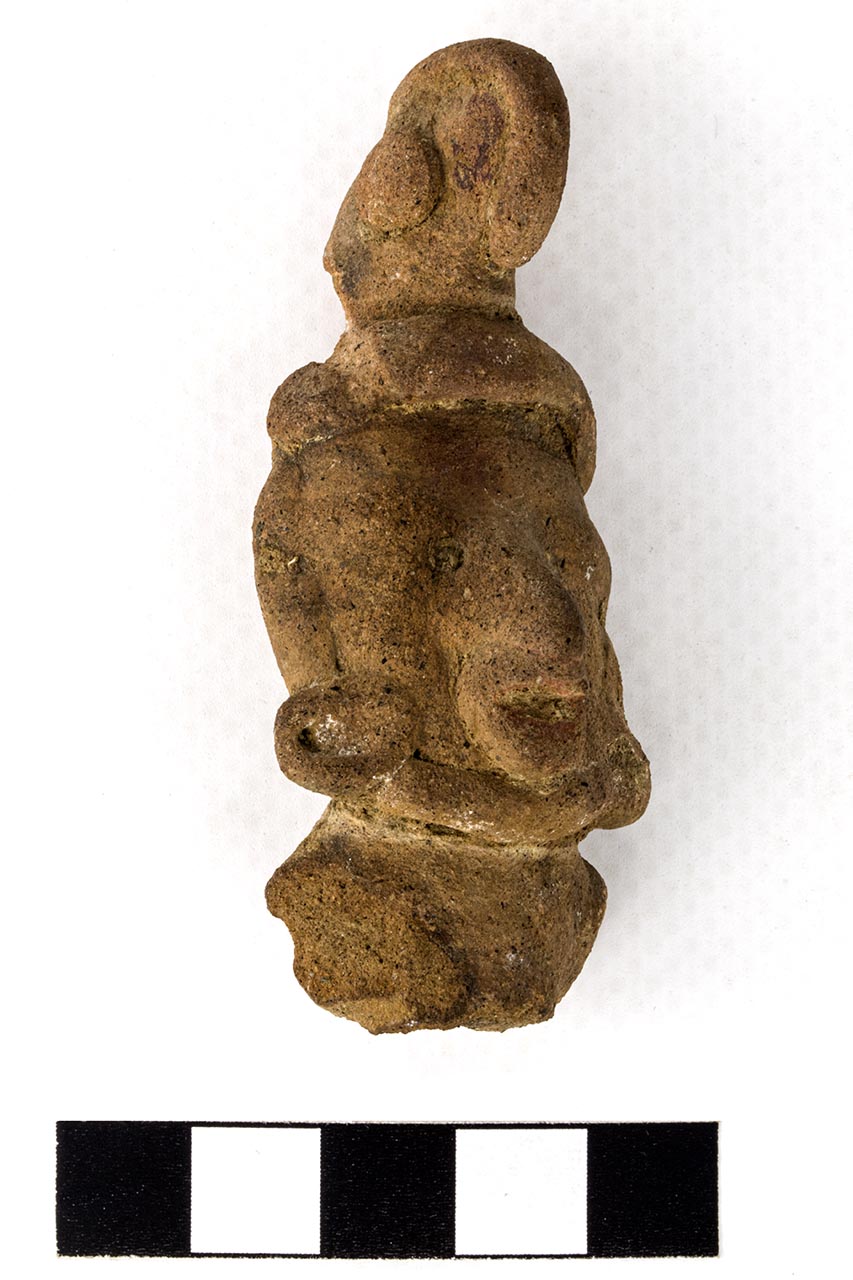 statuetta antropomorfa, parte - Mesoamerica, ambito maya (SECOLI/ ARCHI DI SECOLI/ III a.C.-III)