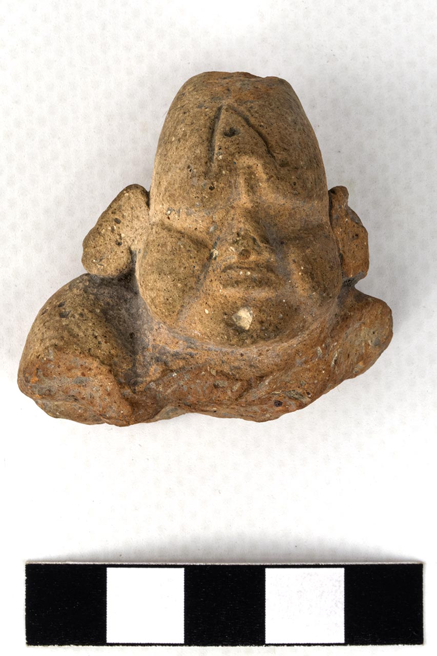 statuetta antropomorfa, parte - Mesoamerica, ambito maya (SECOLI/ ARCHI DI SECOLI/ VII-IX)