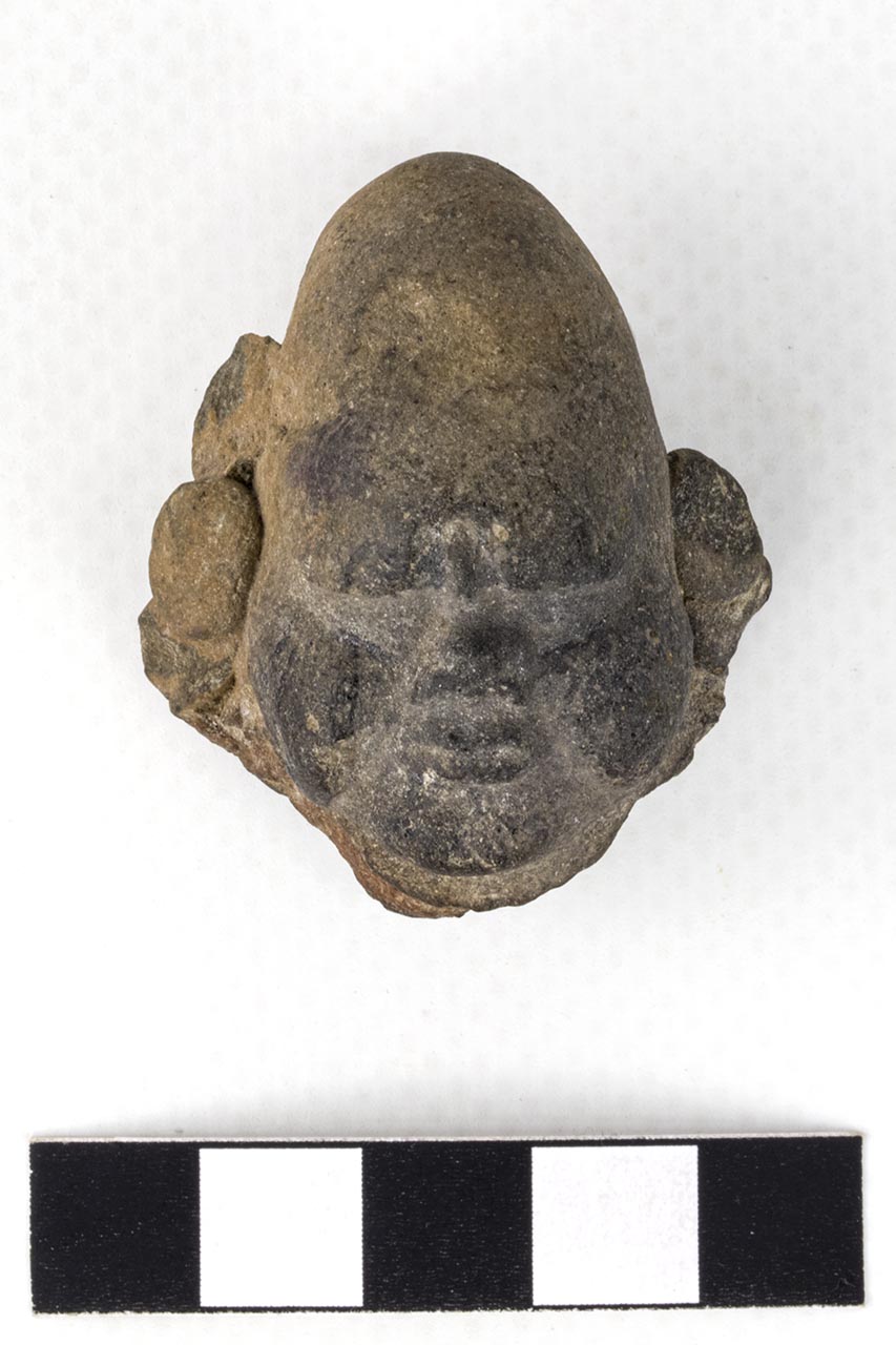 statuetta antropomorfa, parte - Mesoamerica, ambito maya (SECOLI/ ARCHI DI SECOLI/ VII-IX)