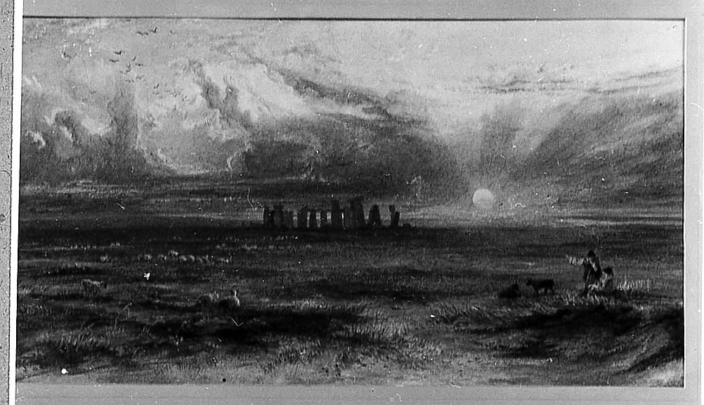 Stonehenge (disegno) di Fielding Anthony Vandyke Copley (sec. XIX)