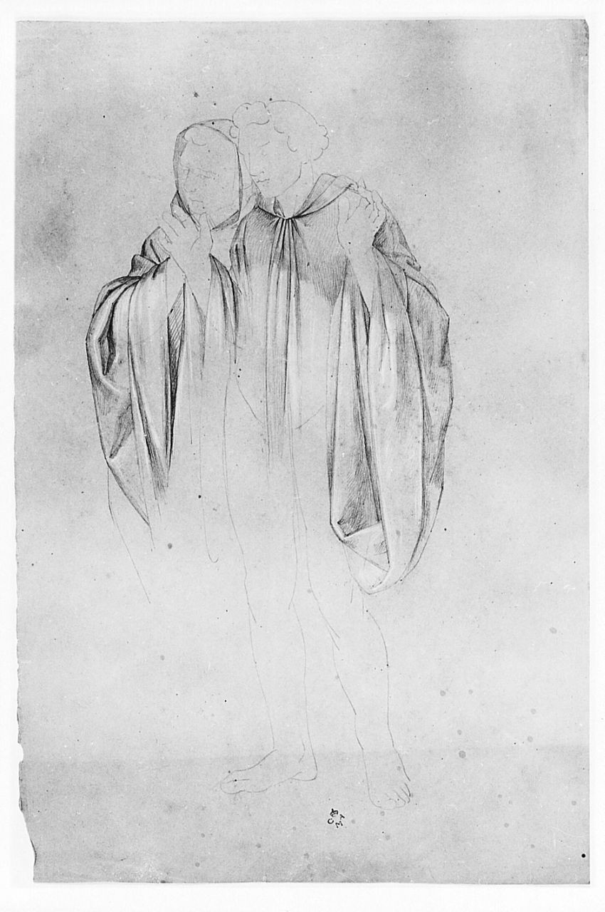 figure maschili (disegno) di Conti Giacomo (metà sec. XIX)