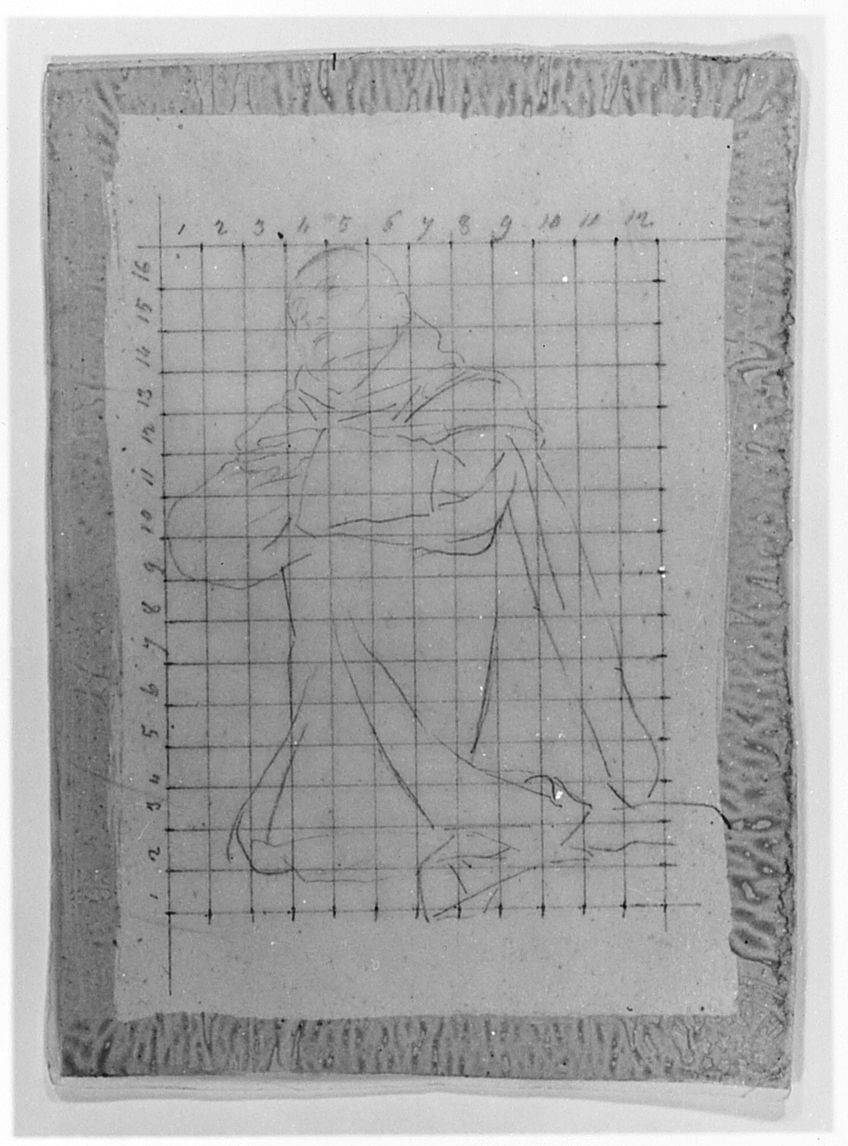 frate (disegno) di Saltini Pietro (terzo quarto sec. XIX)