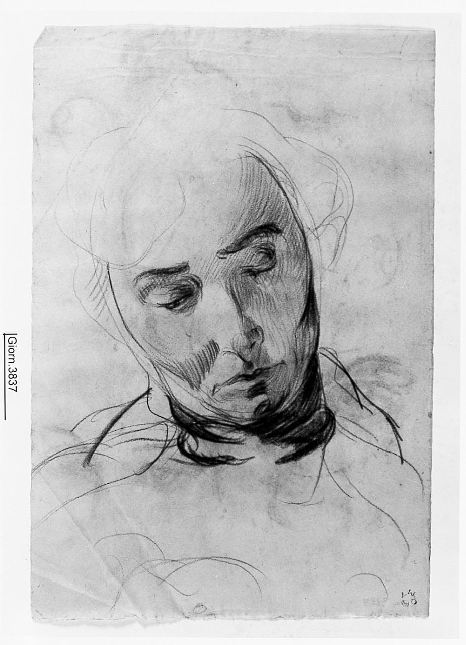 ritratto di donna (r.), ritratto di donna (v.) (disegno) di Chaplin Elisabeth (sec. XX)