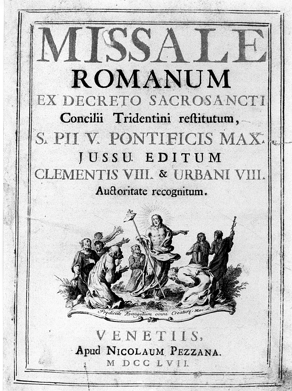 missione degli apostoli (stampa) - ambito veneziano (sec. XVIII)