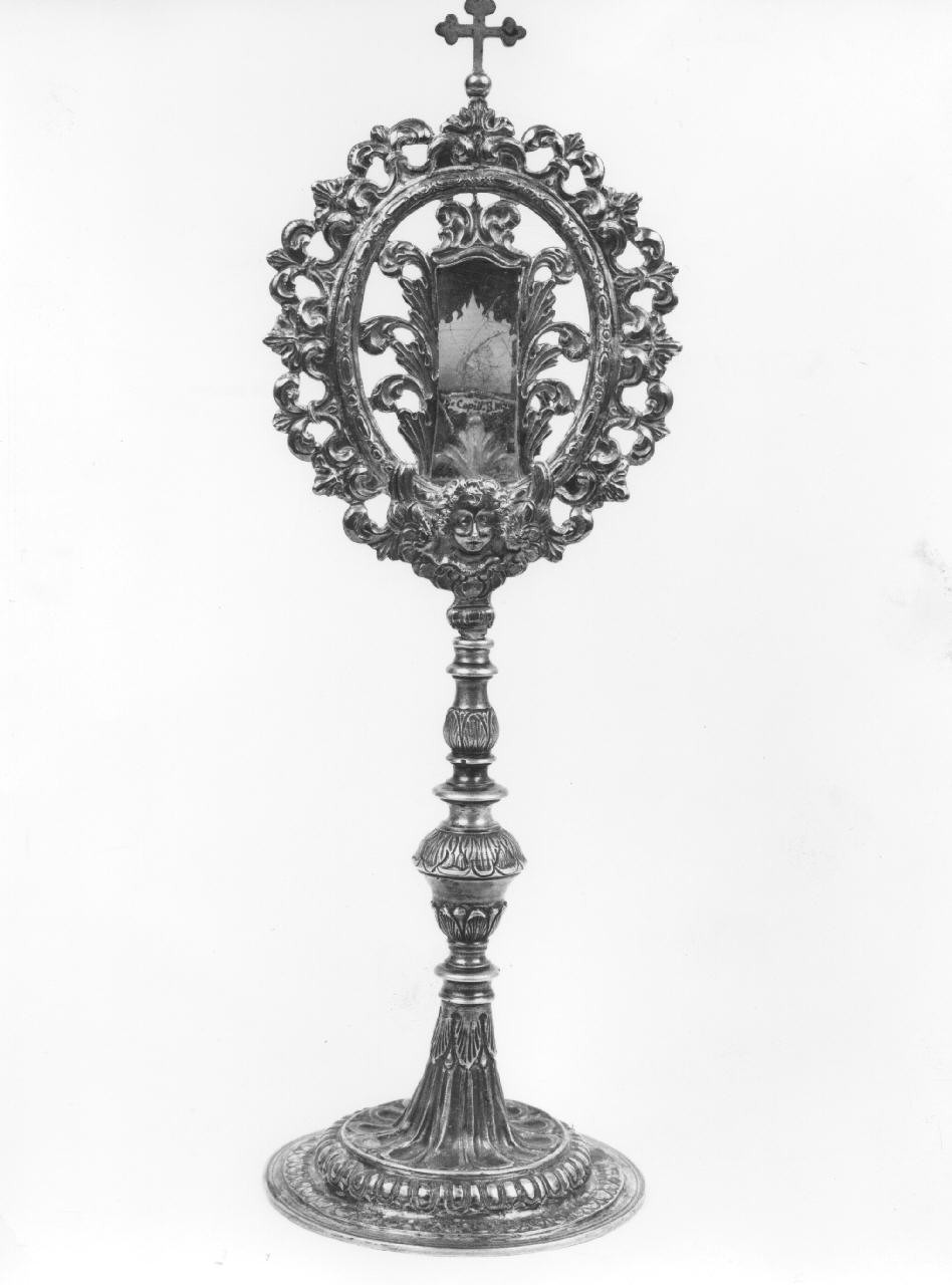 reliquiario - a ostensorio - bottega toscana (metà sec. XVII)