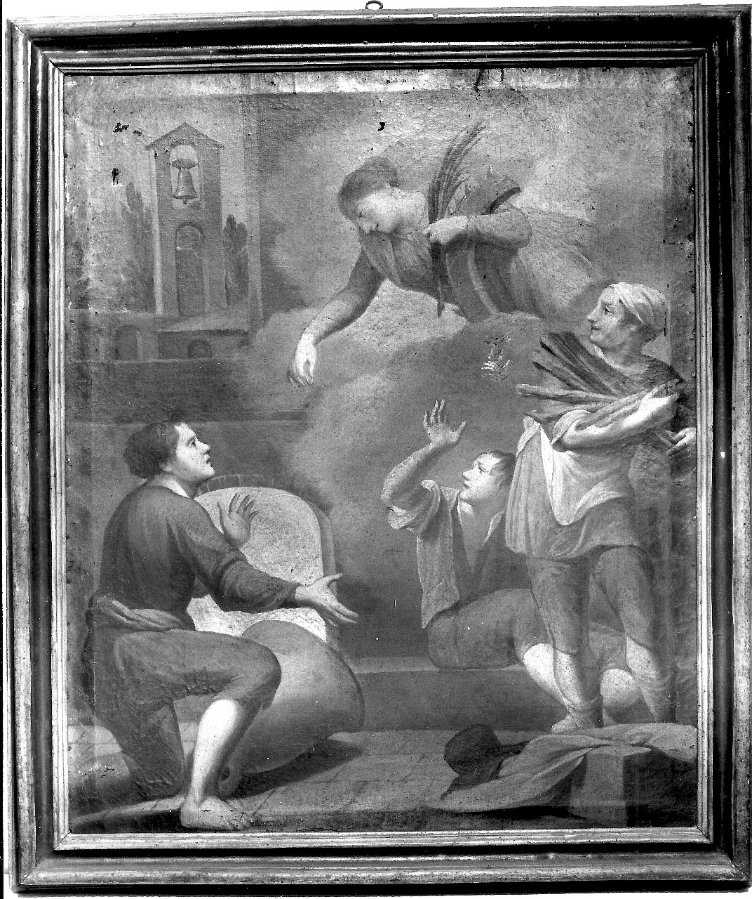 Santa Caterina d'Alessandria e il miracolo della campana di Pontorme (dipinto) di Contestabili NiccolÃ² (sec. XIX)