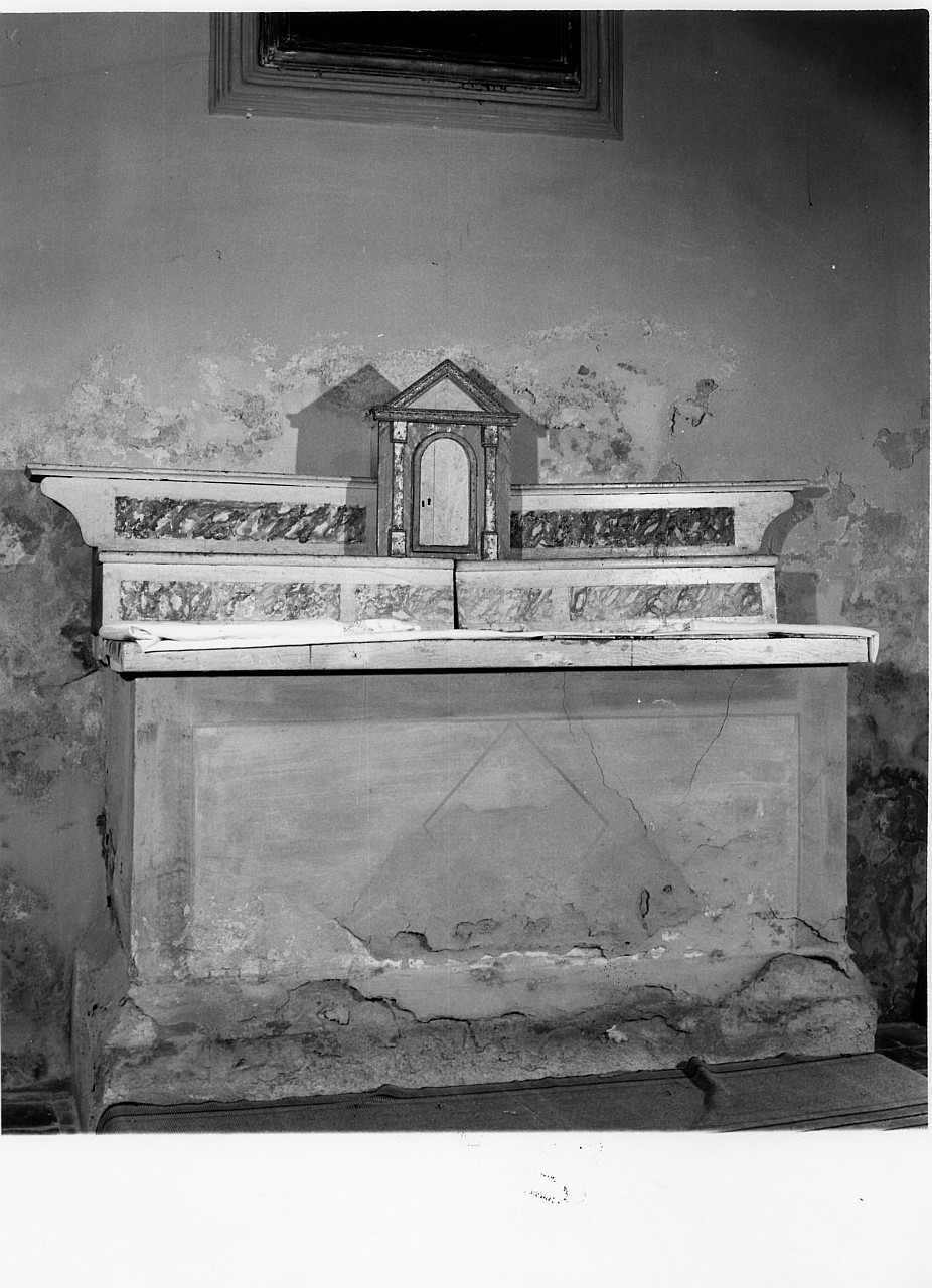 altare, opera isolata - manifattura toscana (inizio sec. XX)