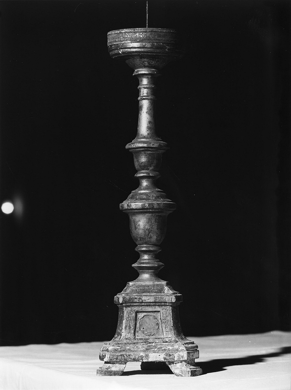 candeliere d'altare, serie - manifattura toscana (sec. XIX)