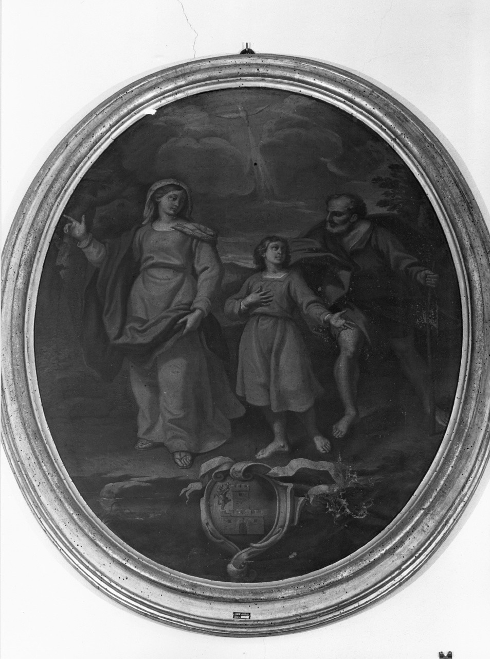 La Sacra Famiglia, Sacra Famiglia (dipinto) - ambito tosco-emiliano (sec. XVIII)
