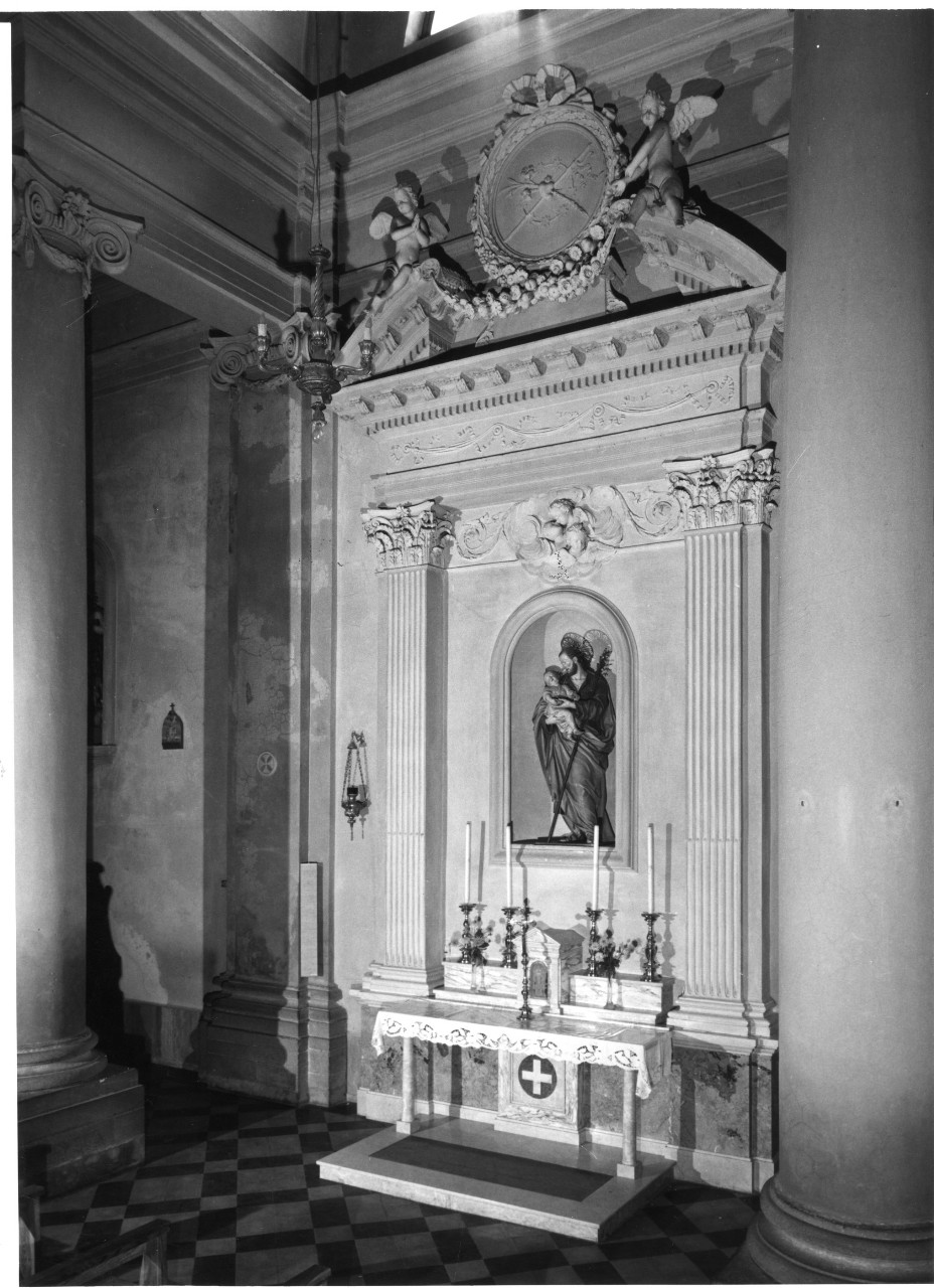 altare - a edicola - manifattura toscana (fine/ inizio secc. XVIII/ XIX)