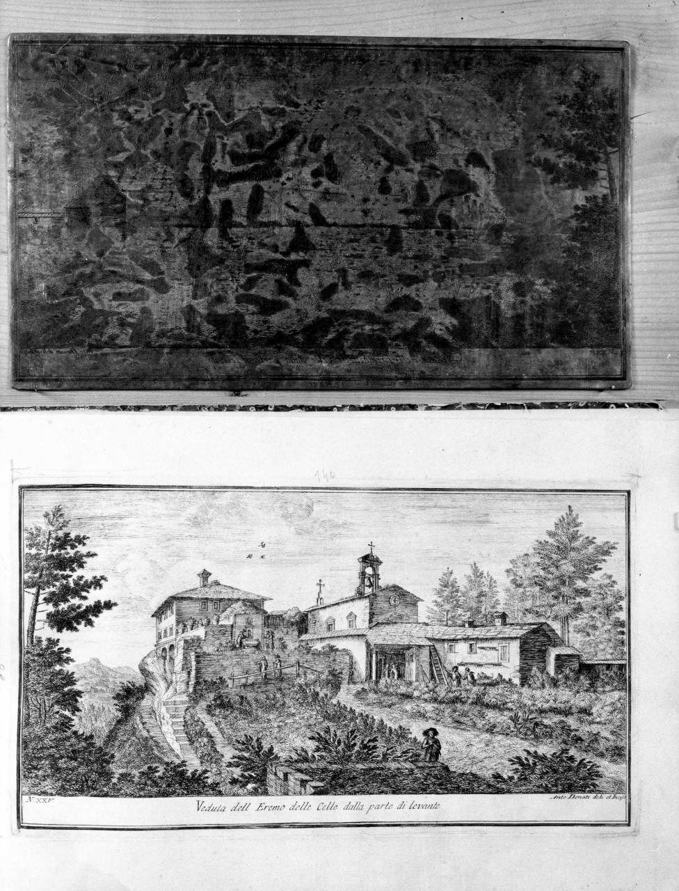 paesaggio (stampa) di Donati Antonio (sec. XVIII)