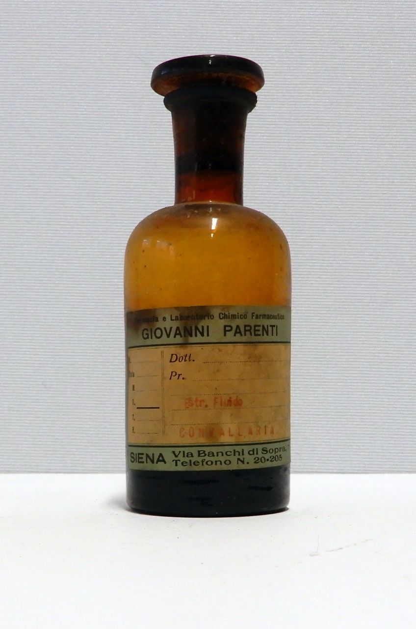 prodotto erboristico, estratto di Farmacia e Laboratorio chimico farmaceutico Giovanni Parenti Siena (inizio/ metà XX)