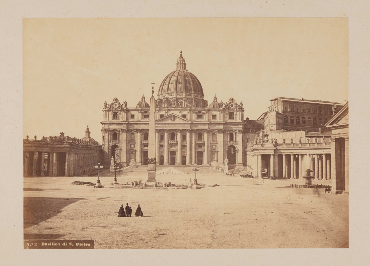 Città del Vaticano – Piazza S. Pietro (positivo) di Anonimo (XIX)