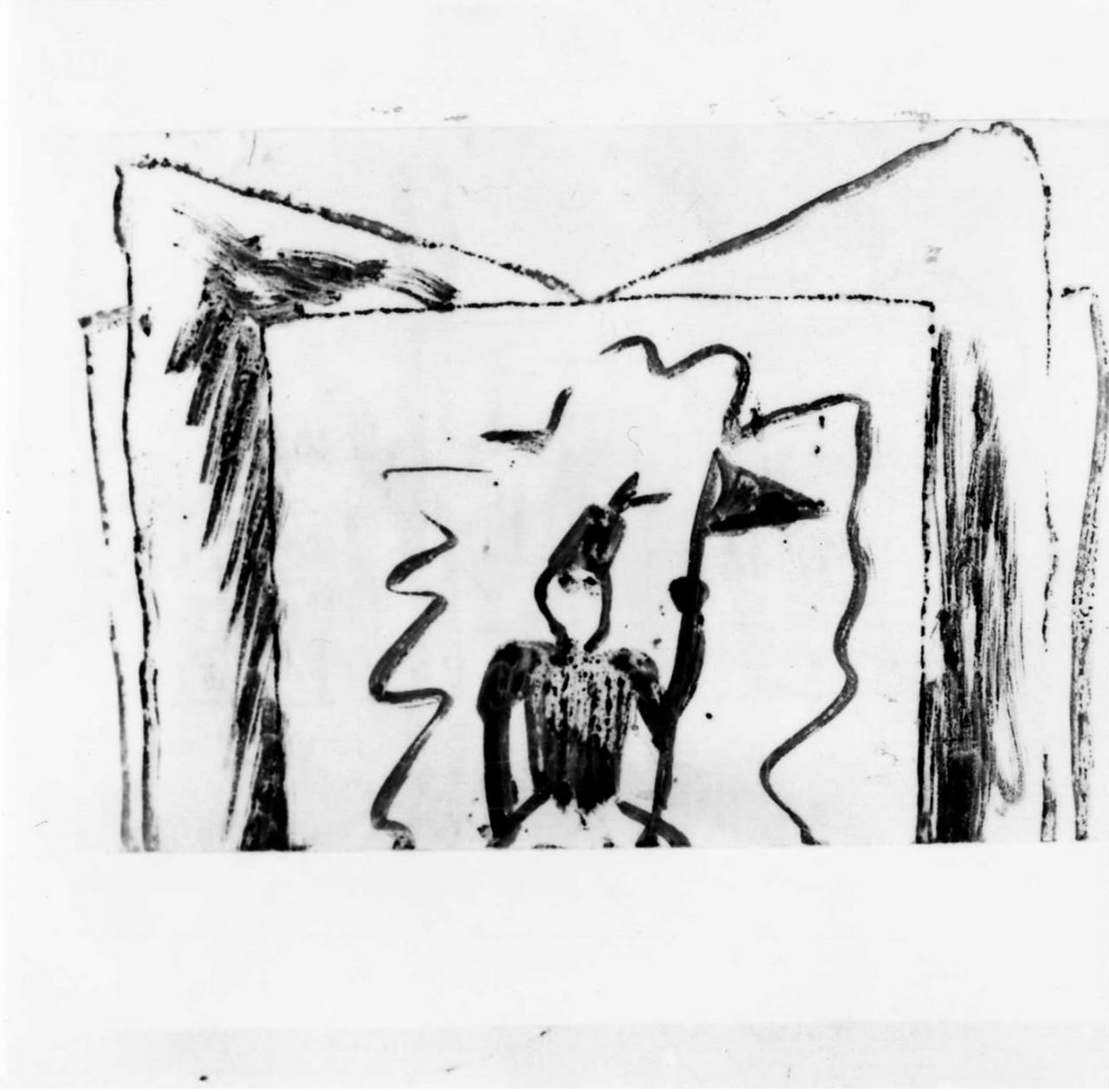 soldato (disegno) di Maccari Mino (attribuito) (sec. XX)